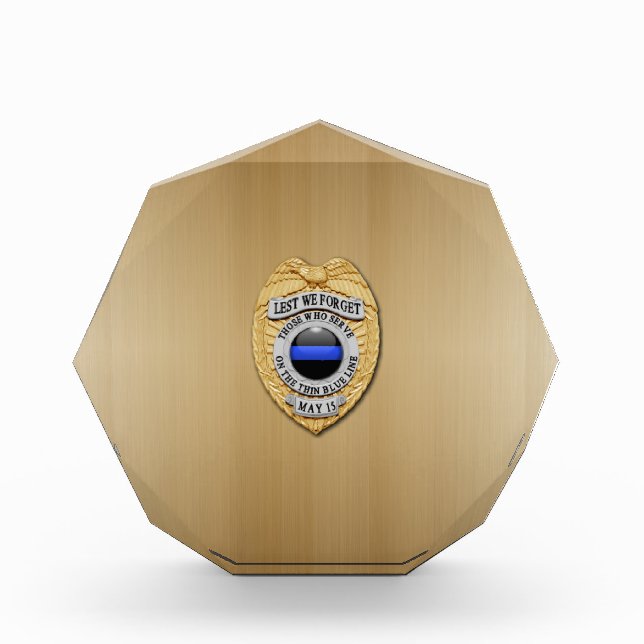 Thin Blue Line Award (Front)