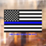 [Thin Blue Line] Back the Blue Flag Window Cling