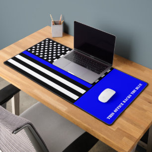 [Thin Blue Line] Back the Blue Police Desk Mat