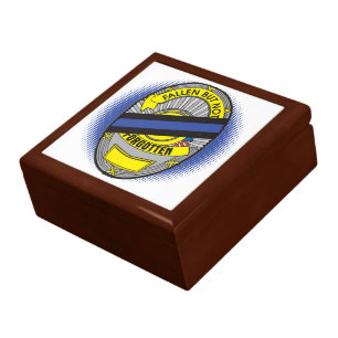 Thin Blue Line Badge Gift Box