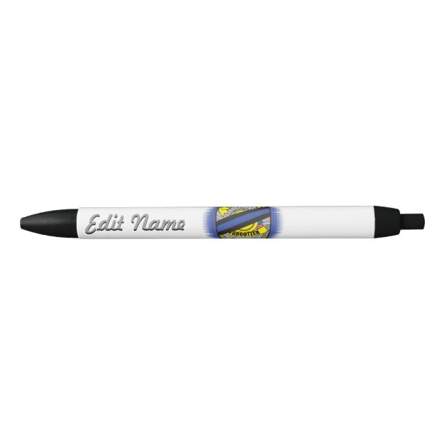 Thin Blue Line Badge Pen (Front)