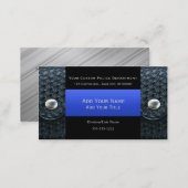 Thin Blue Line - Belt Keepers and Bullet Business Card (Front/Back)