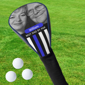 Thin Blue Line, Best Dad, Photo, Monogram, Flag Golf Head Cover