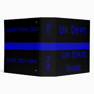 Thin Blue Line Binder