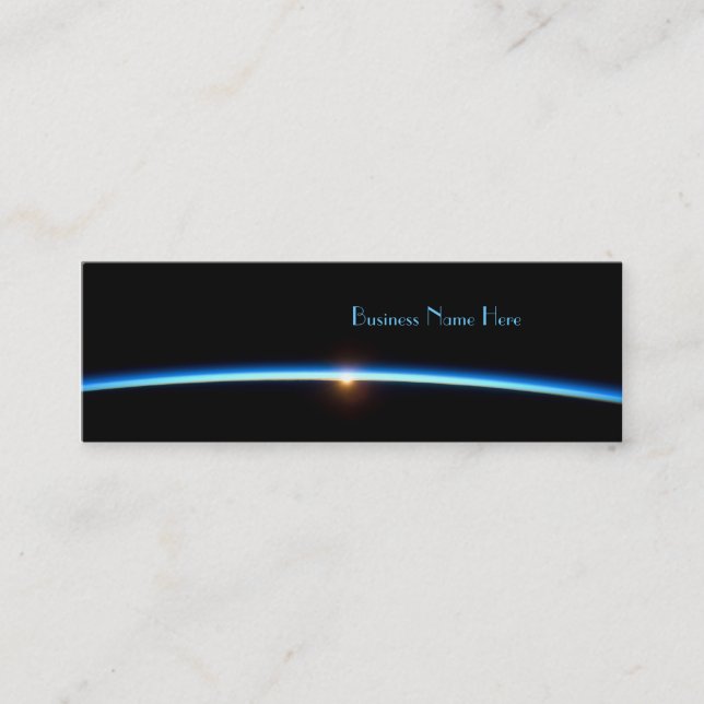 Thin Blue Line Bookmark Business Cards (Front)