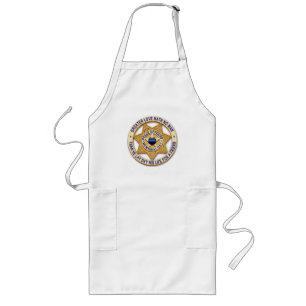 Thin Blue Line - Button and Deputy Sheriff Star Long Apron