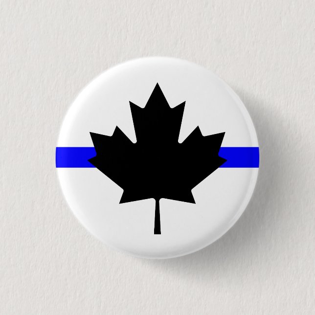 Thin blue line - Canada version Button (Front)