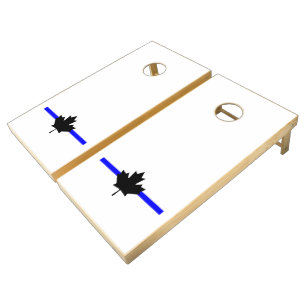 Thin blue line - Canada version Cornhole Set