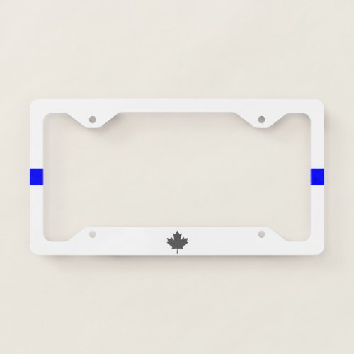 Thin blue line _ Canada version License Plate Frame