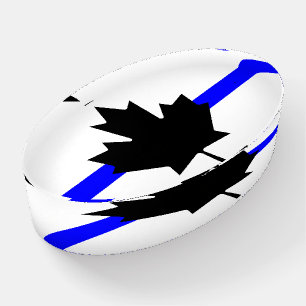 Thin blue line - Canada version Paperweight