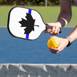 Thin blue line - Canada version Pickleball Paddle