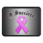 Thin Blue Line Cancer Ribbon Hitch Cover at Zazzle