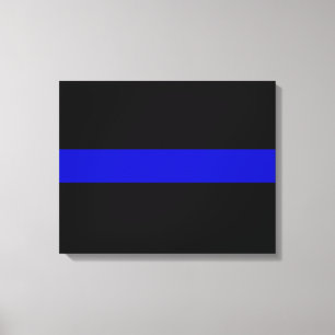 Thin Blue Line Canvas Print