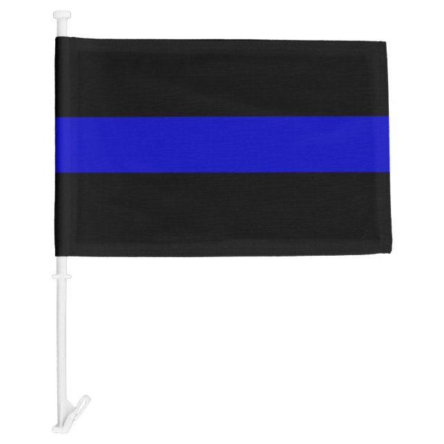 Thin blue line car flag (Front)