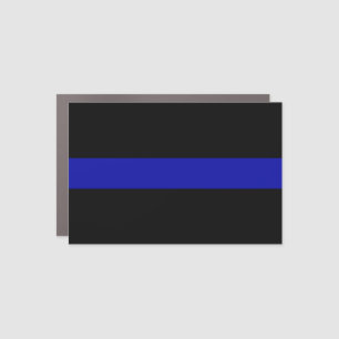 Thin Blue Line Car Magnet