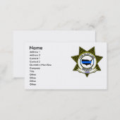 thin blue line Card (Front/Back)