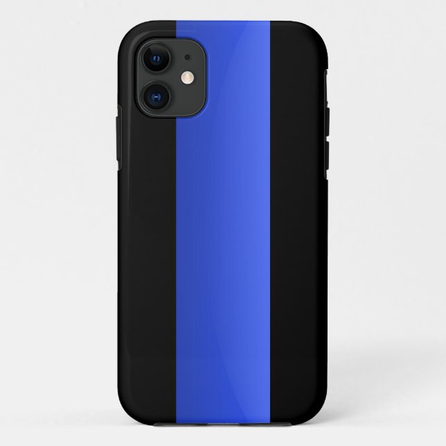 Thin Blue Line Case-Mate iPhone Case (Back)