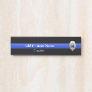 Custom Salute to Service Nameplate - Font options and colors