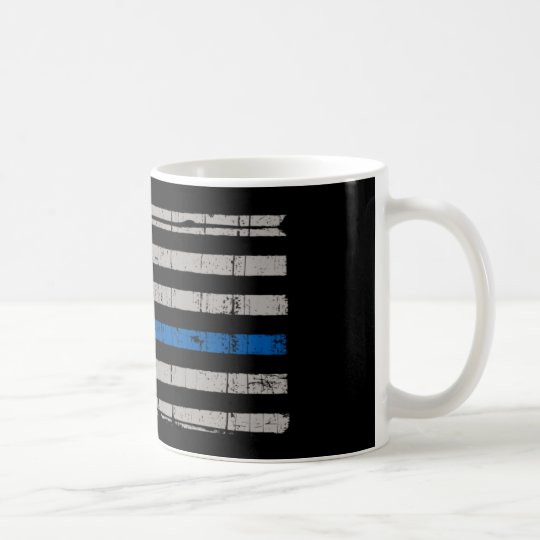 Thin Blue Line Coffee Mug | Zazzle.com