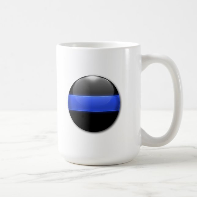 Thin Blue Line Coffee Mug (Right)