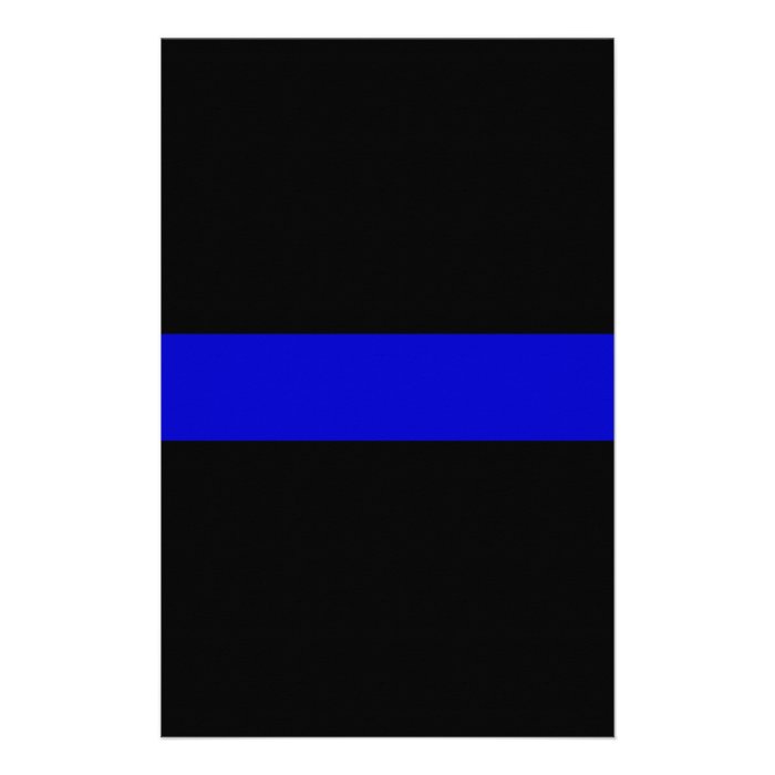 Thin Blue Line Custom Stationery