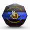 Thin Blue Line Customizable Motor Officer
