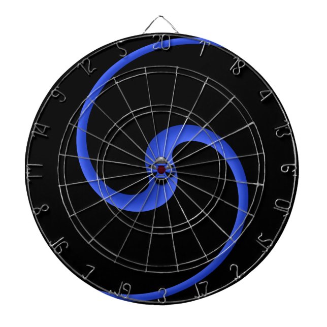 Thin Blue Line Dart Board (Front)