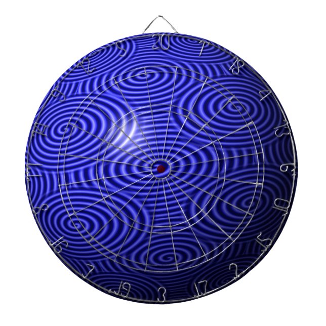 Thin Blue Line Dartboard With Darts (Front)