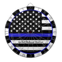 Thin Blue Line Darts & American Flag police / USA