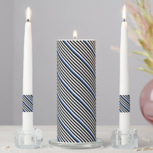Thin Blue Line Dashing Candle Set