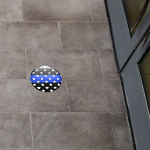 Thin Blue Line Directional  Floor Decals
