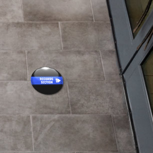 Thin Blue Line Directional Floor Decals