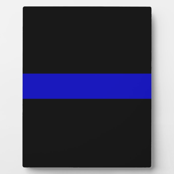 Thin Blue Line Display Plaques