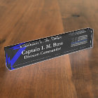 Thin Blue Line - Distressed Tattered Flag