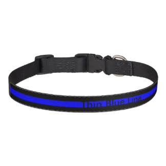Thin Blue Line Dog Collar