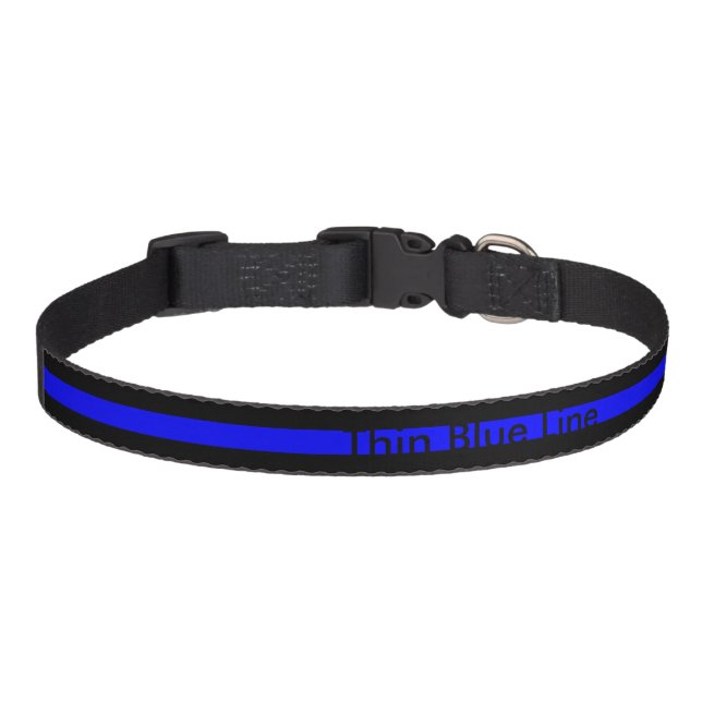 Thin Blue Line Dog Collar (Front)