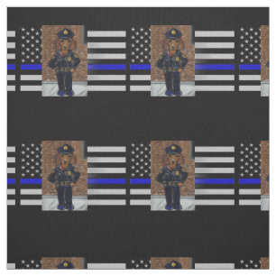 THIN BLUE LINE FABRIC