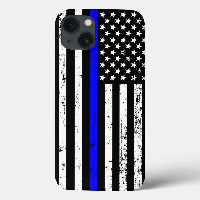 Thin Blue Line Flag Case (Back)
