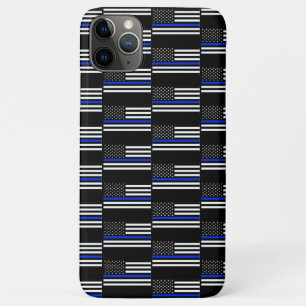 Thin Blue Line flag iPhone 11 Pro Max Case
