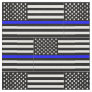 Thin blue line Flag Fabric