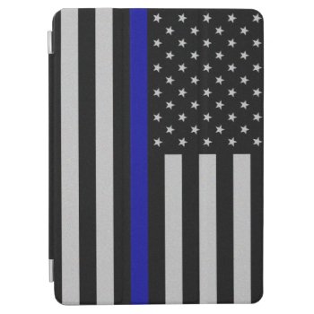 Thin Blue Line Flag Ipad Air Cover by ThinBlueLineDesign at Zazzle
