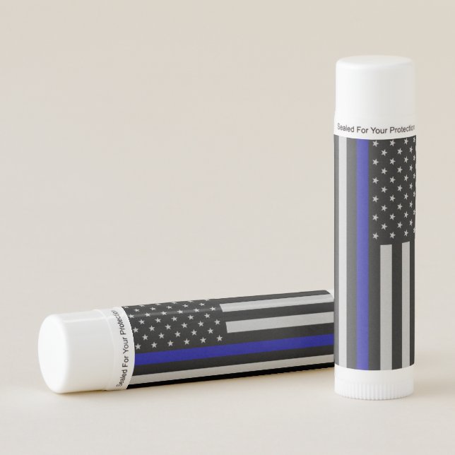 Thin Blue Line Flag Lip Balm (Front)