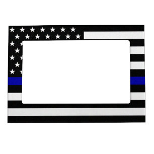 Thin Blue Line Flag Magnetic Frame