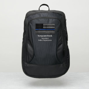 Thin Blue Line Flag Monogram Port Authority® Backp Port Authority® Backpack