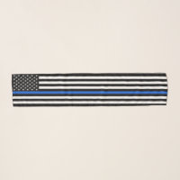 Thin Blue Line Flag of the USA