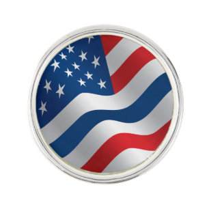 Thin Blue Line Flag Pin