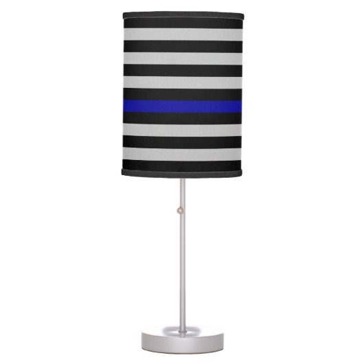 Thin Blue Line Flag Table Lamp (Front)