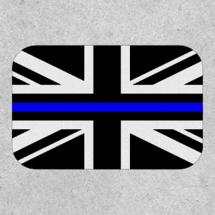 Thin Blue Line Flag united kingdom police cop symb Patch