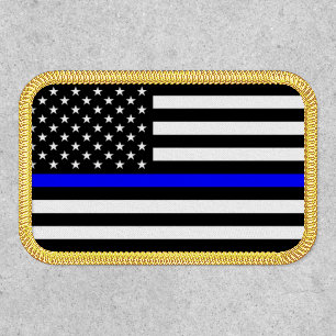 Thin Blue Line Flag (United States) Patch
