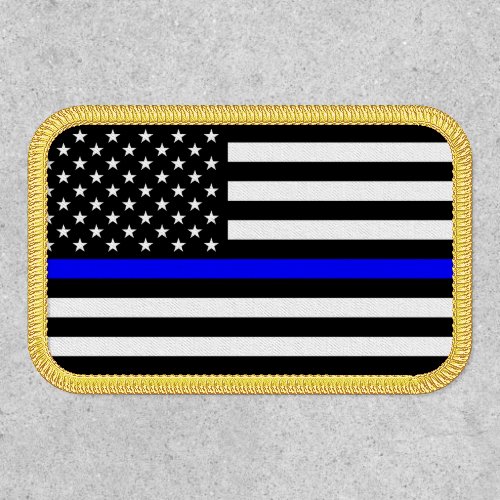 Thin Blue Line Flag United States Patch